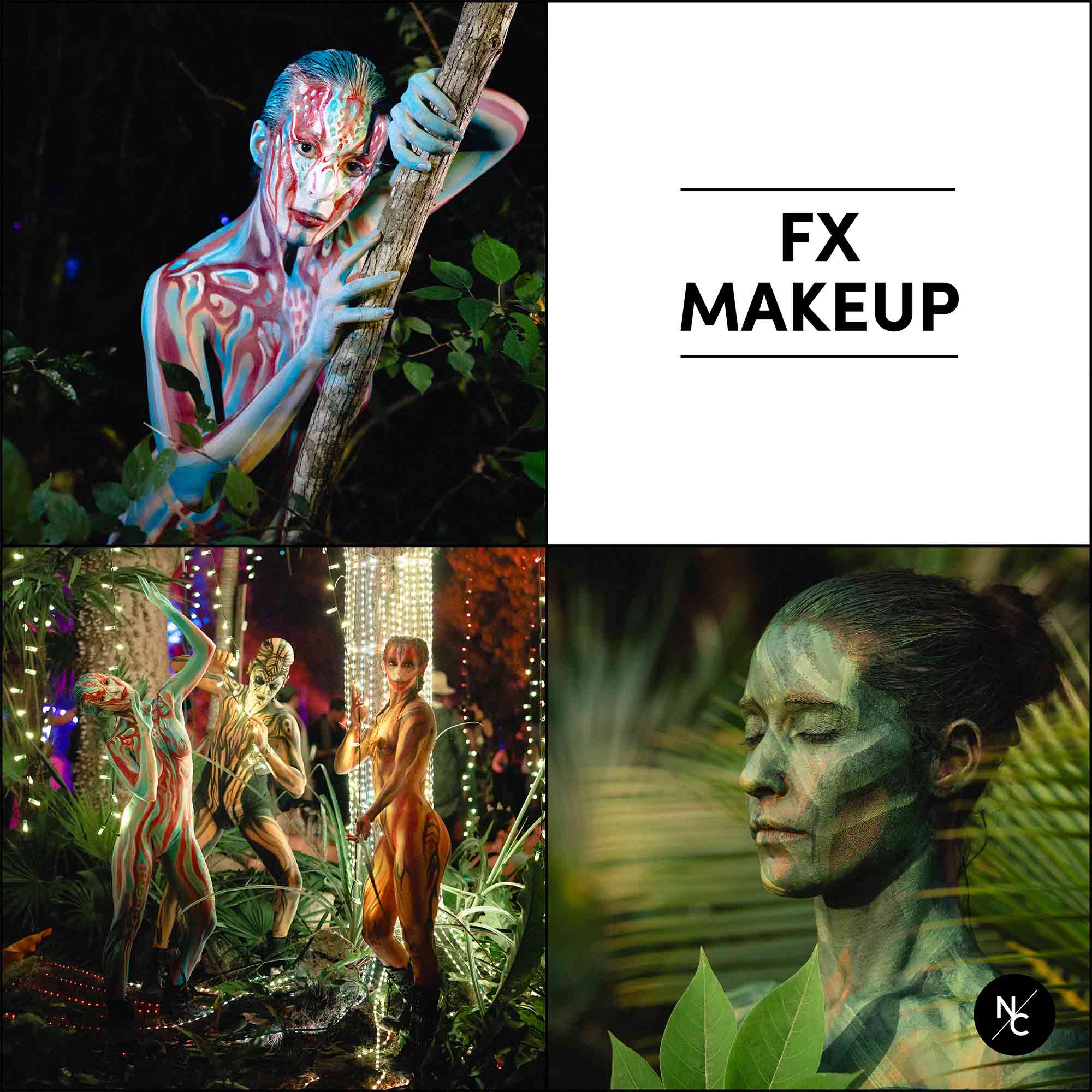 12 Color FX Water Activated Palette