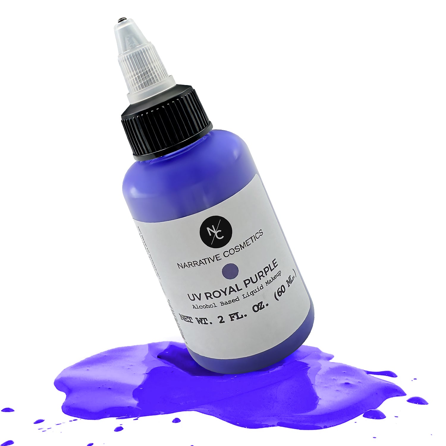 UV Fluorescent Alcohol Airbrush Paints — 2 fl oz / 60 ml