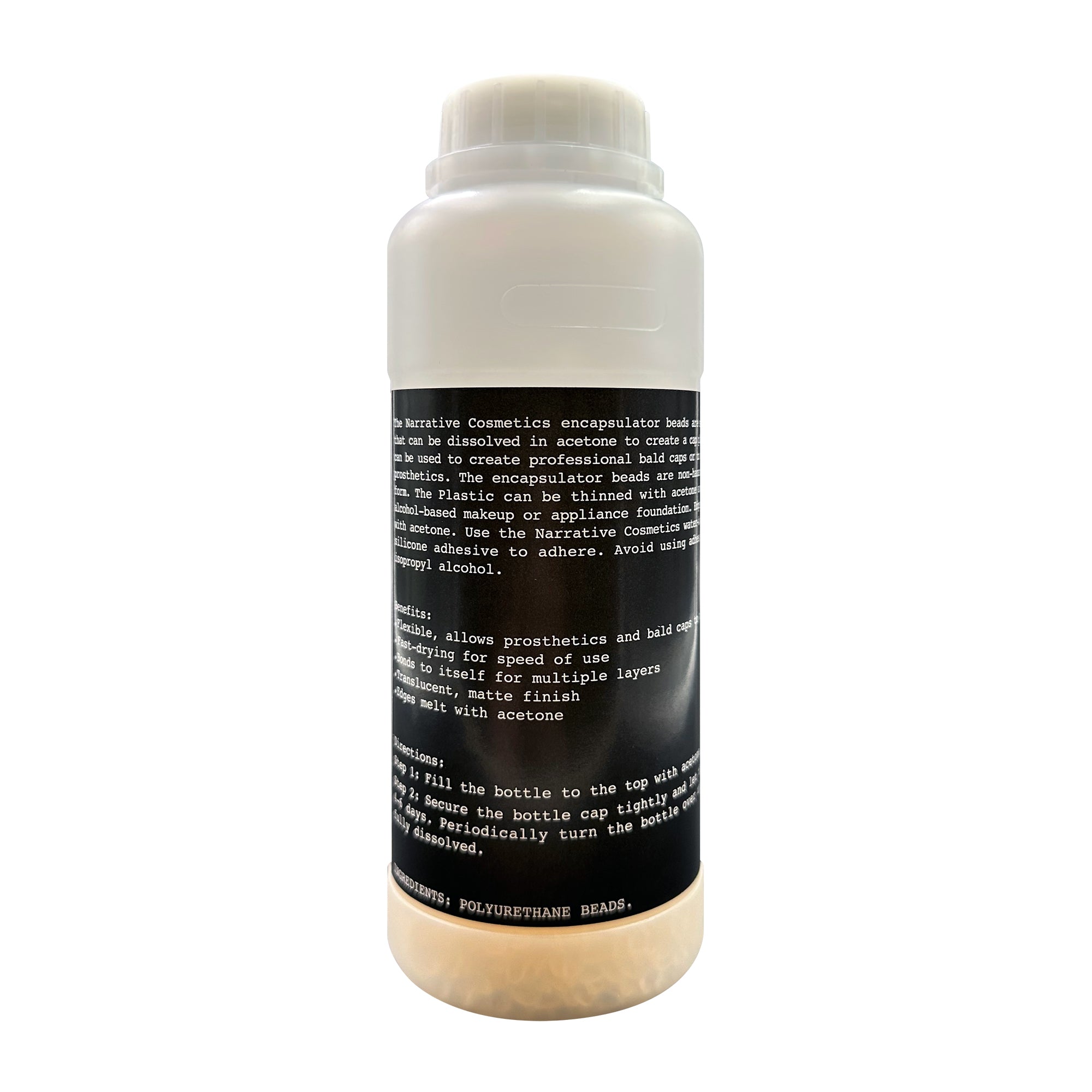 Encapsulator Beads for Prosthetics and Bald Cap Creation - For Dilution in Acetone