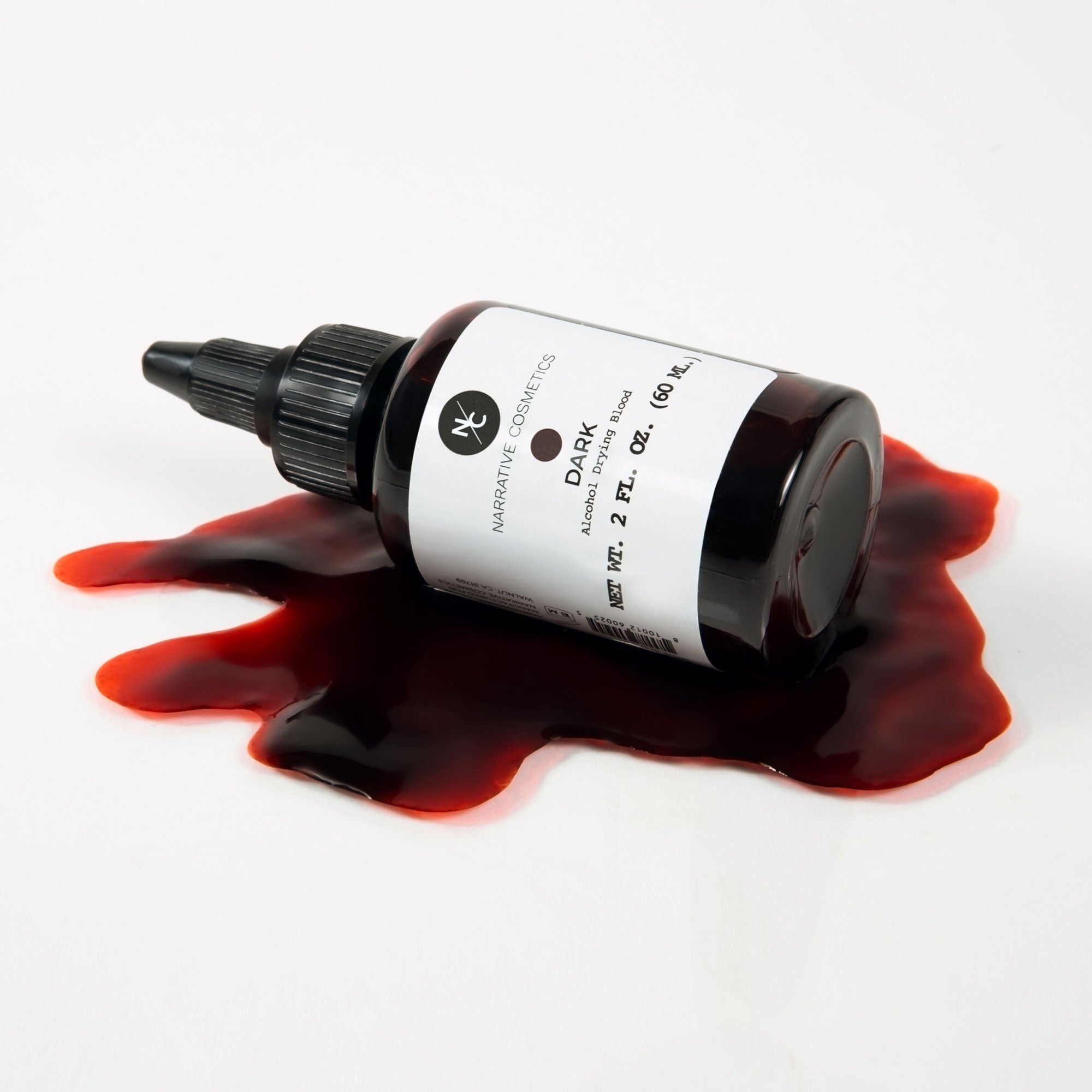 Dark Alcohol Drying Blood spilled bottle