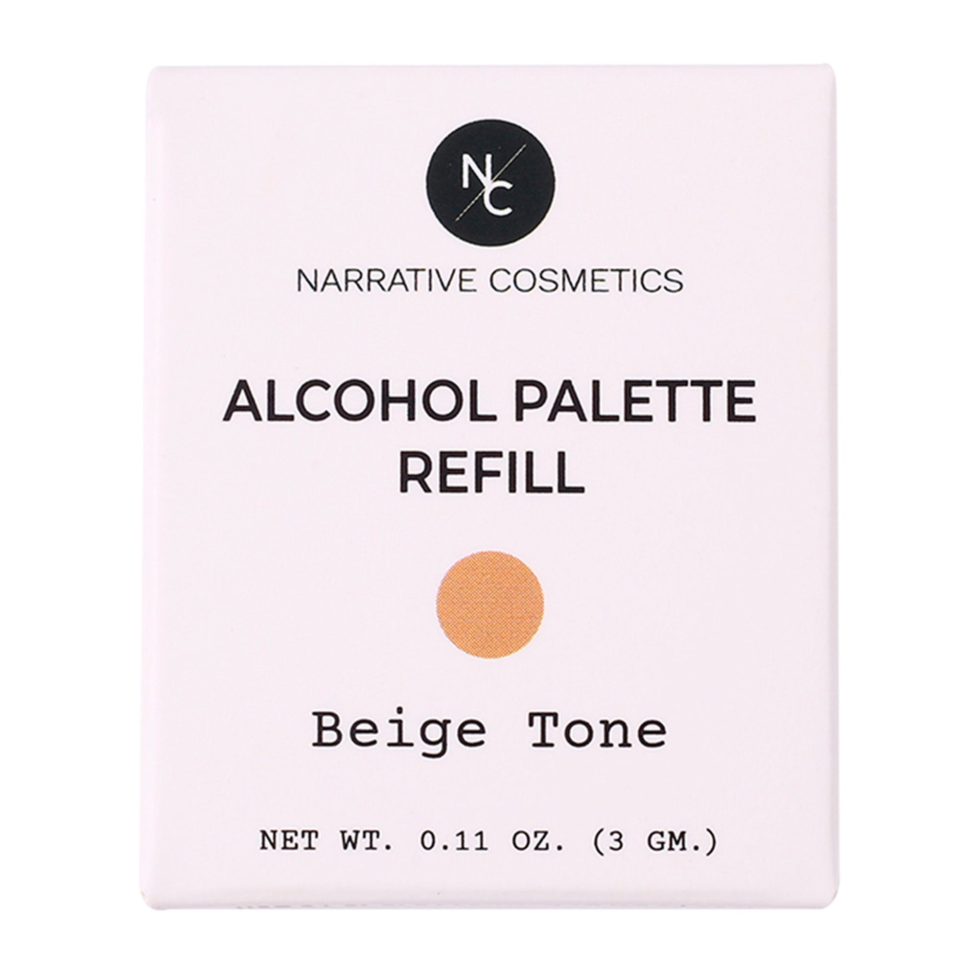Beige Tone Alcohol Palette Refill Pan