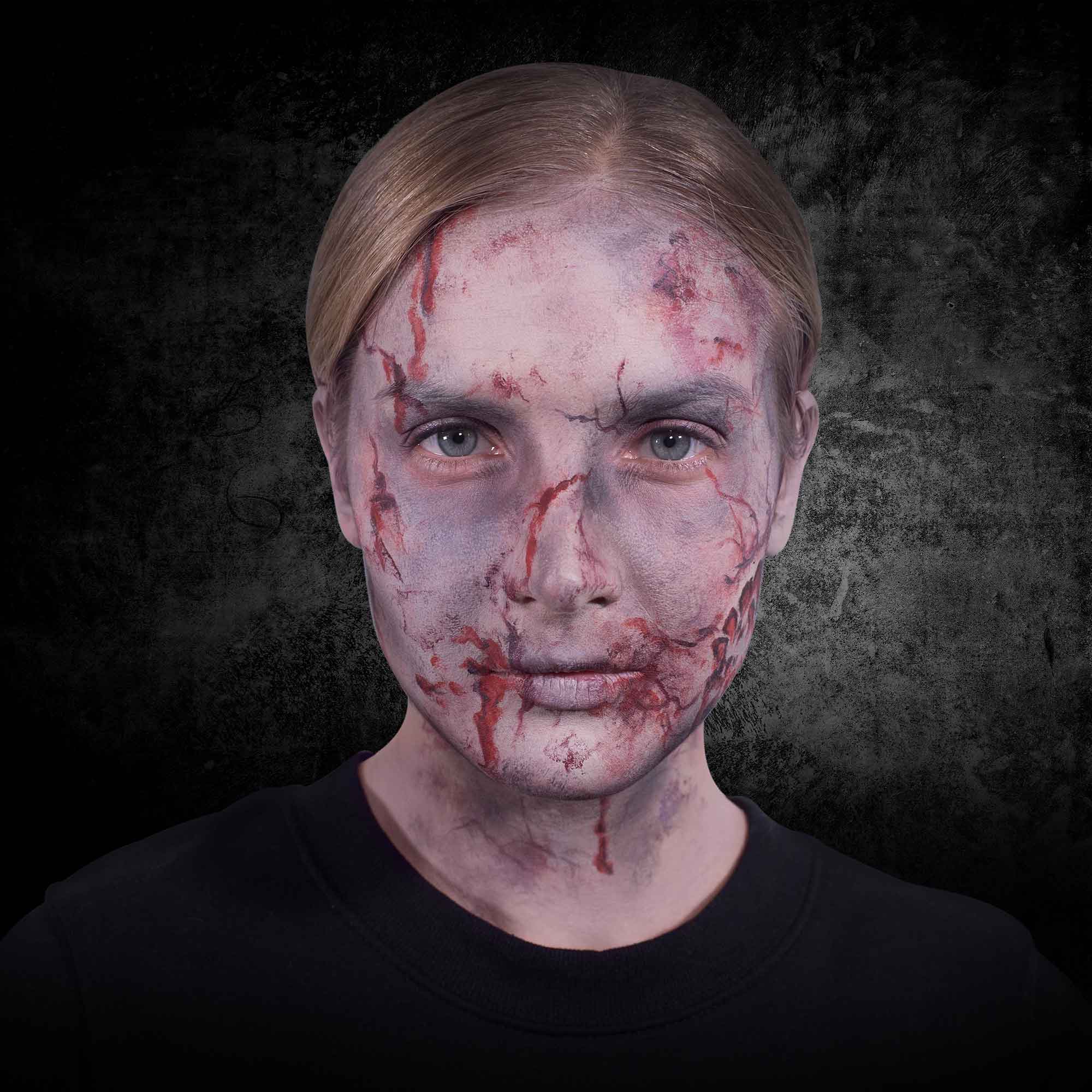 12-Color Zombie Alcohol-Activated Professional SFX Makeup Palette