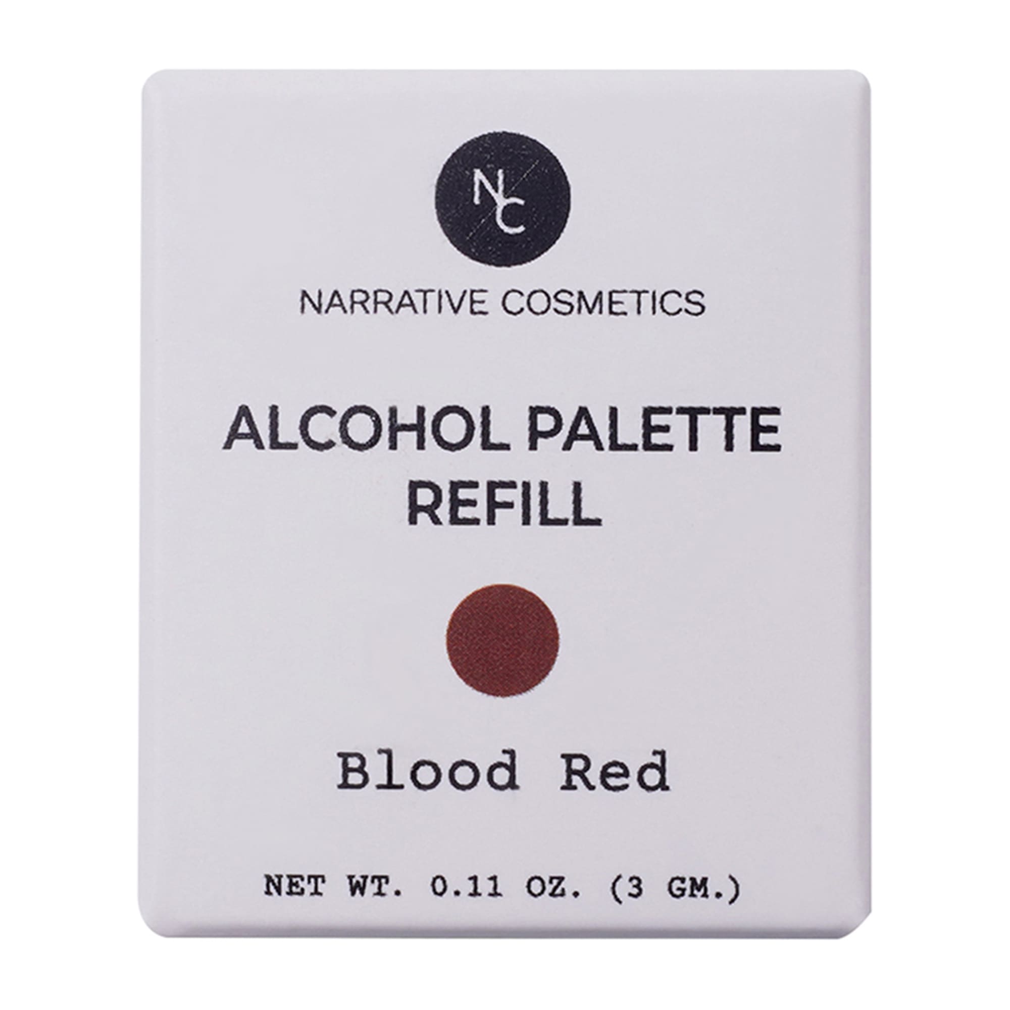 Blood Red Alcohol Palette Refill Pan