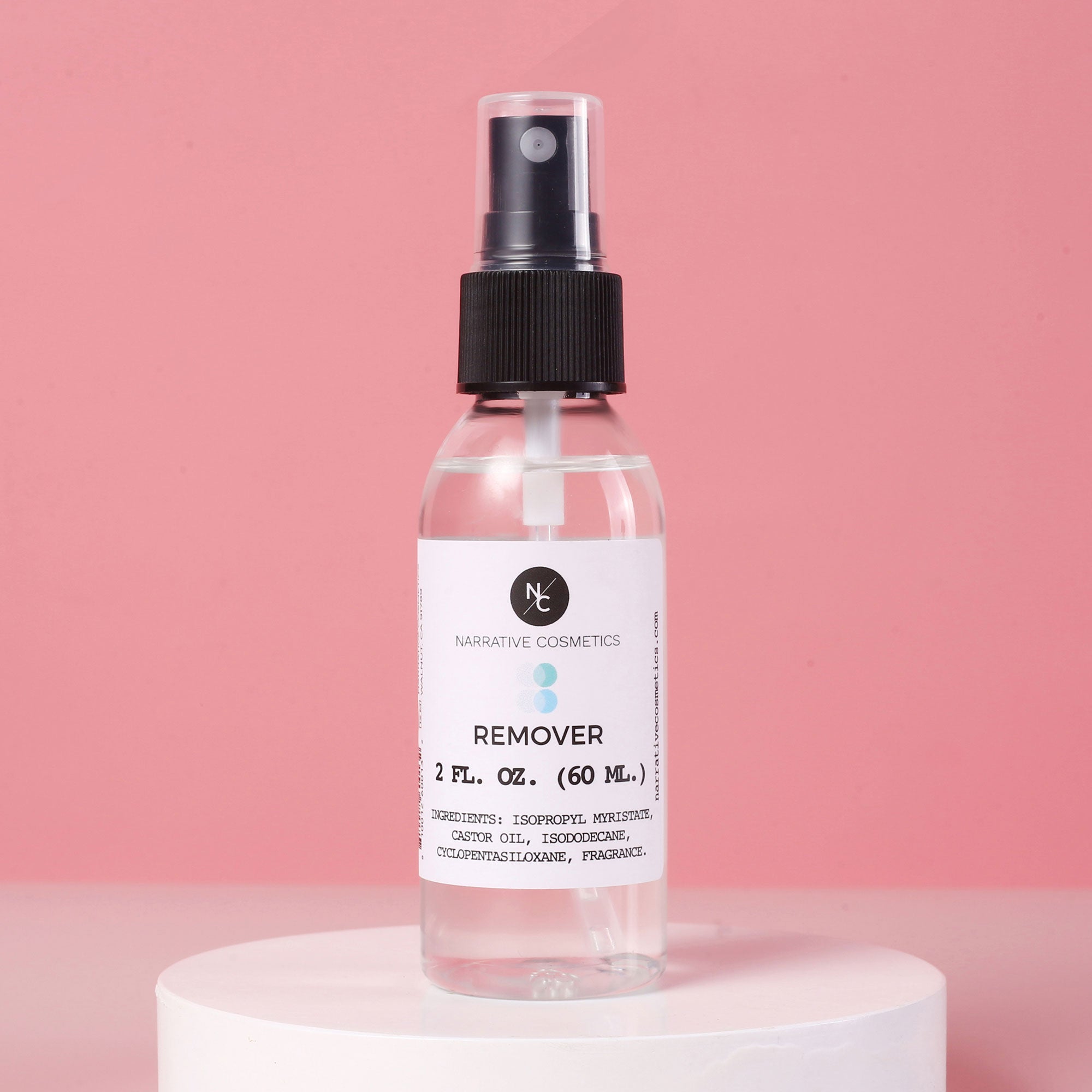 Alcohol Free Makeup Remover for Alcohol Activated Makeup - 2 Fl Oz (60 ml)