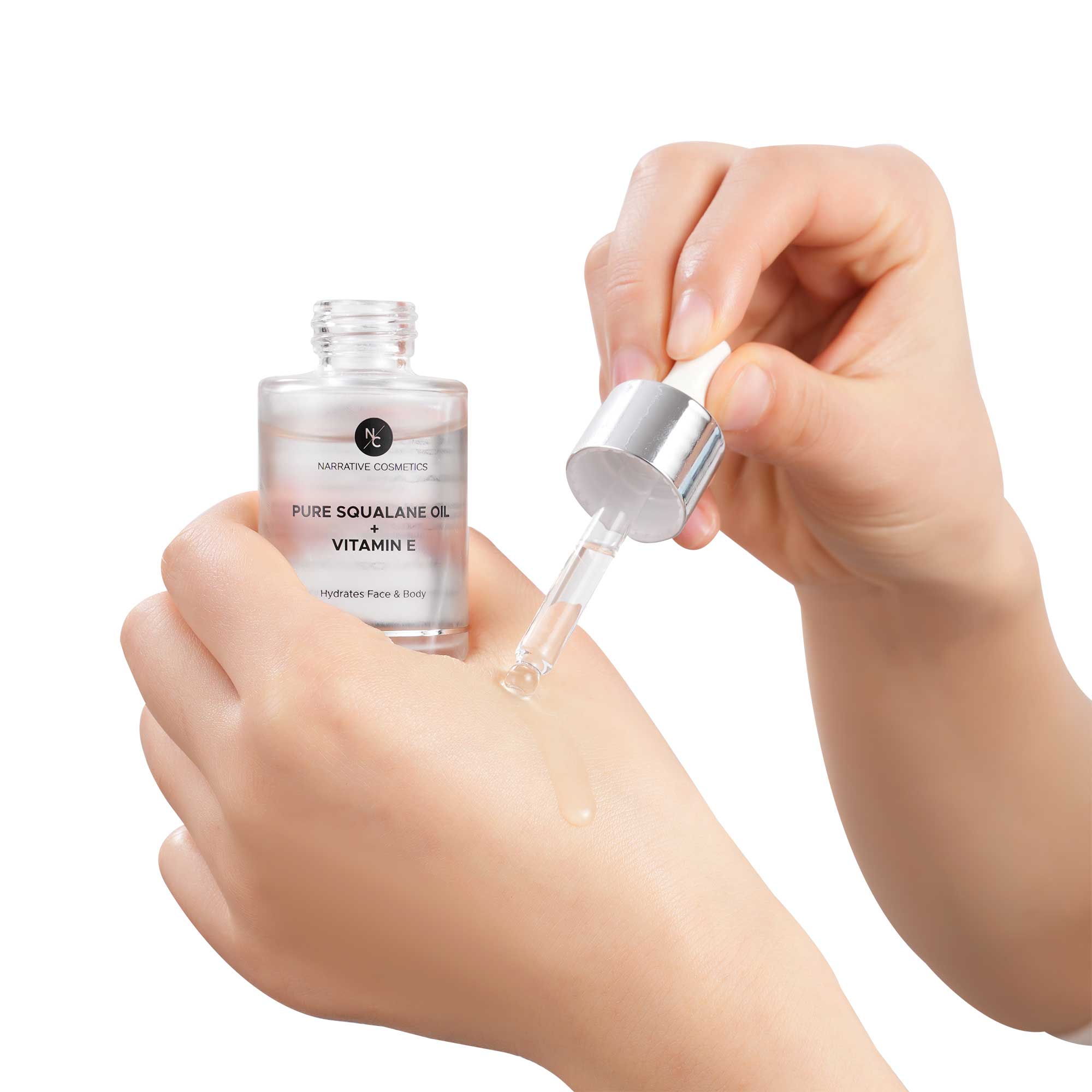 Squalane Oil Enriched with Vitamin E 1 Fl Oz (30ml)