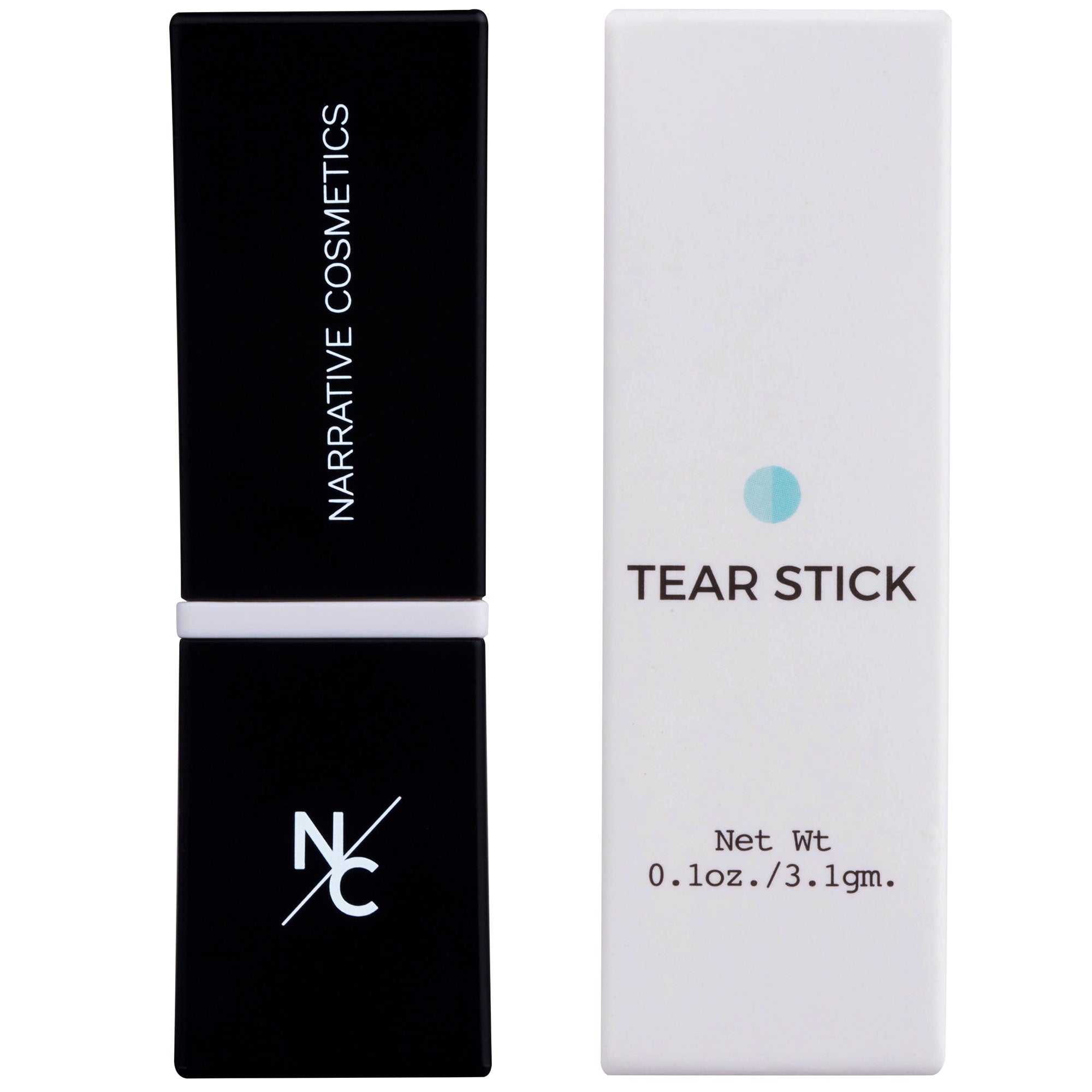 Tear Stick closed product with upright packaging box