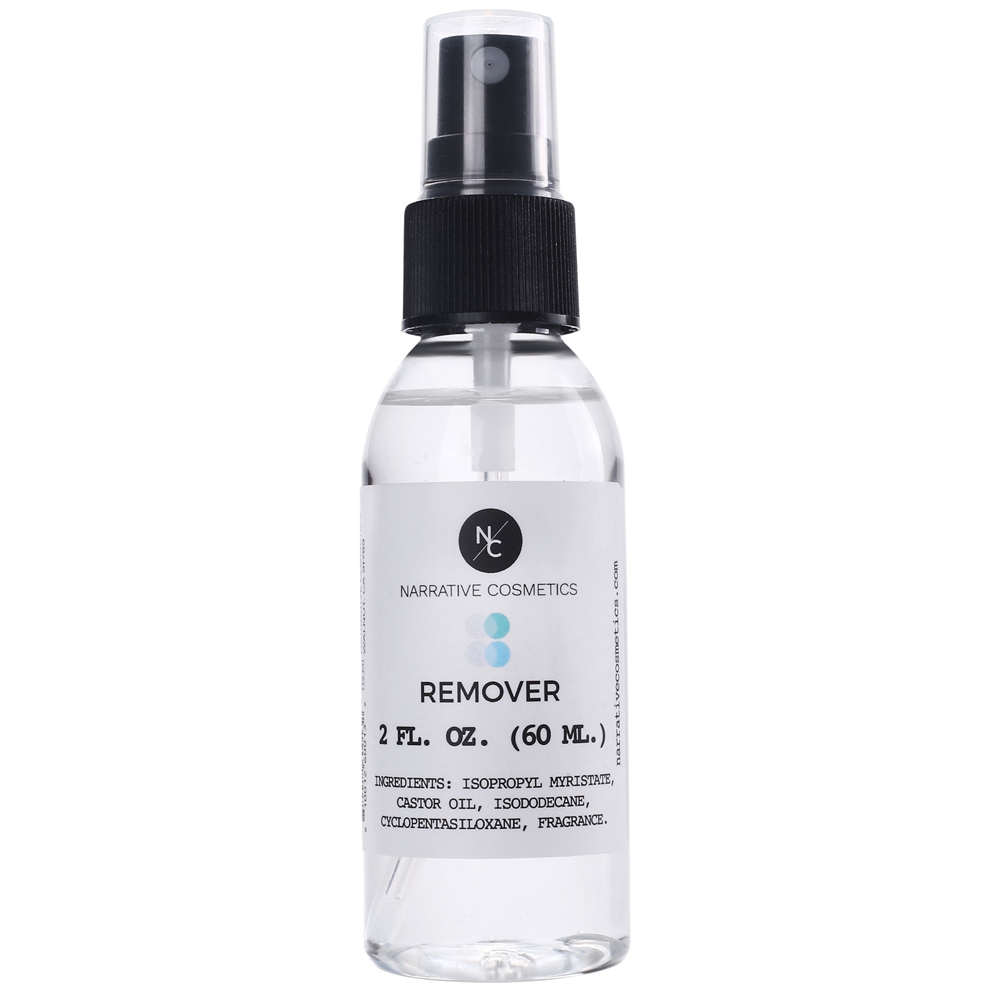 Alcohol Free Makeup Remover for Alcohol Activated Makeup - 2 Fl Oz (60 ml)