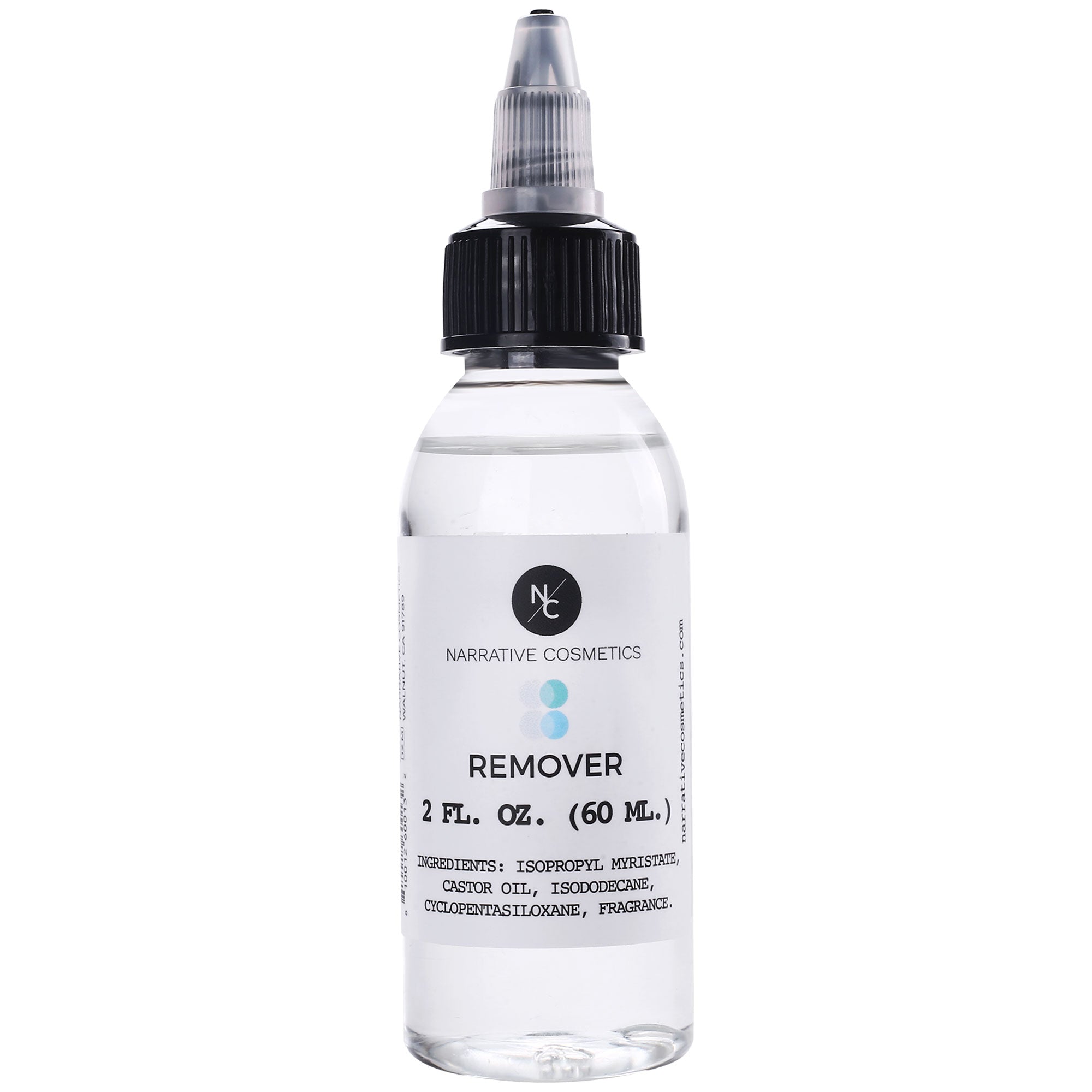 Alcohol Free Makeup Remover for Alcohol Activated Makeup - 2 Fl Oz (60 ml)