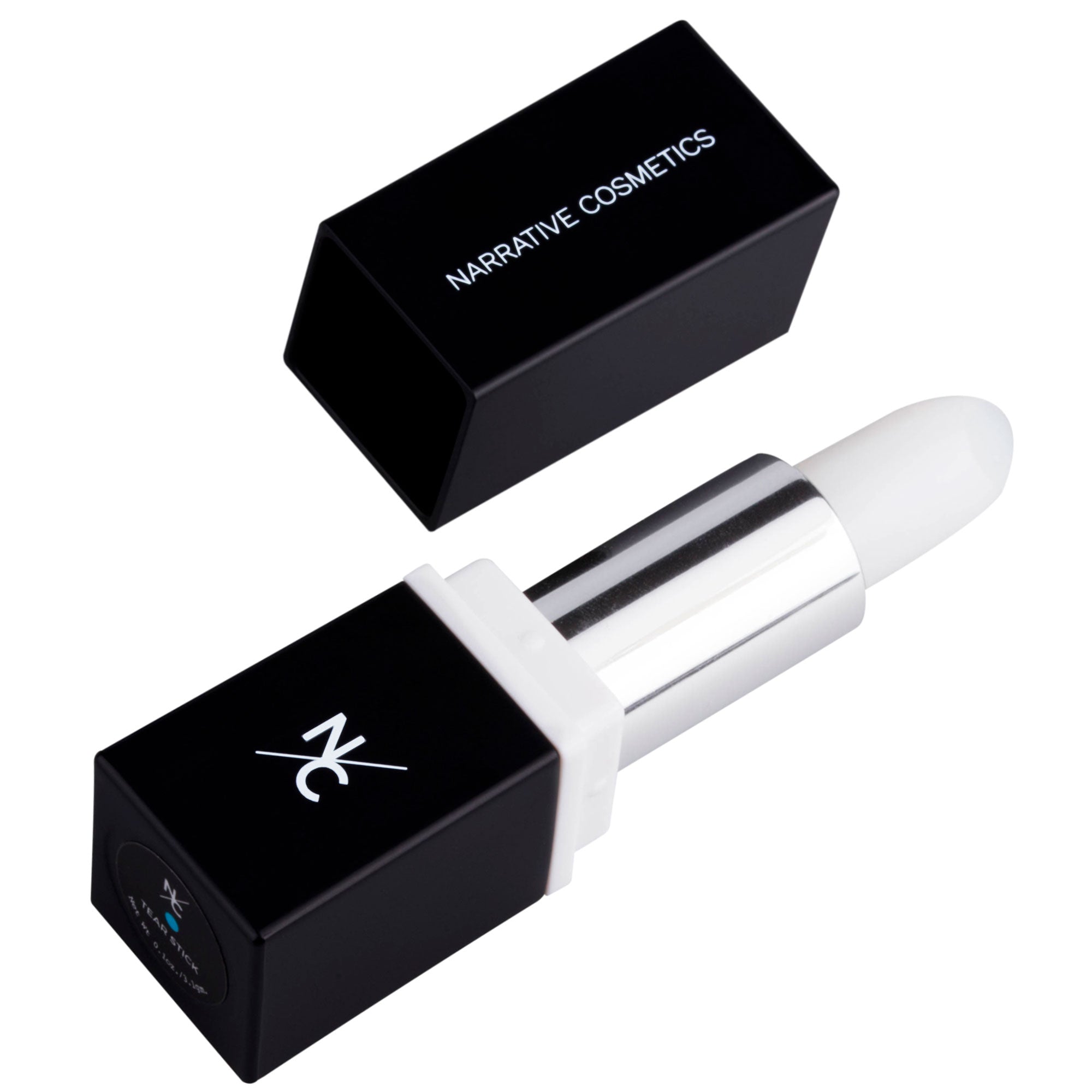 Open Tear Stick with box and cap beside product