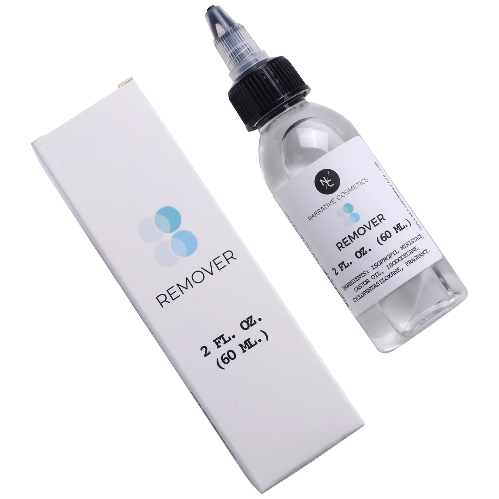 Alcohol Free Makeup Remover for Alcohol Activated Makeup - 2 Fl Oz (60 ml)