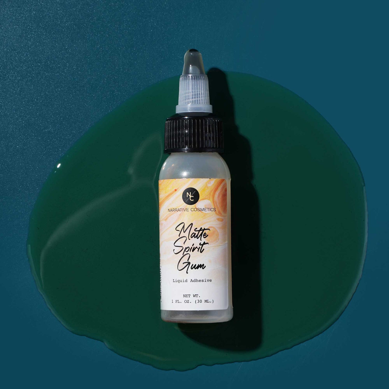 Professional-Grade Matte Spirit Gum Adhesive - 1 Fl. Oz.