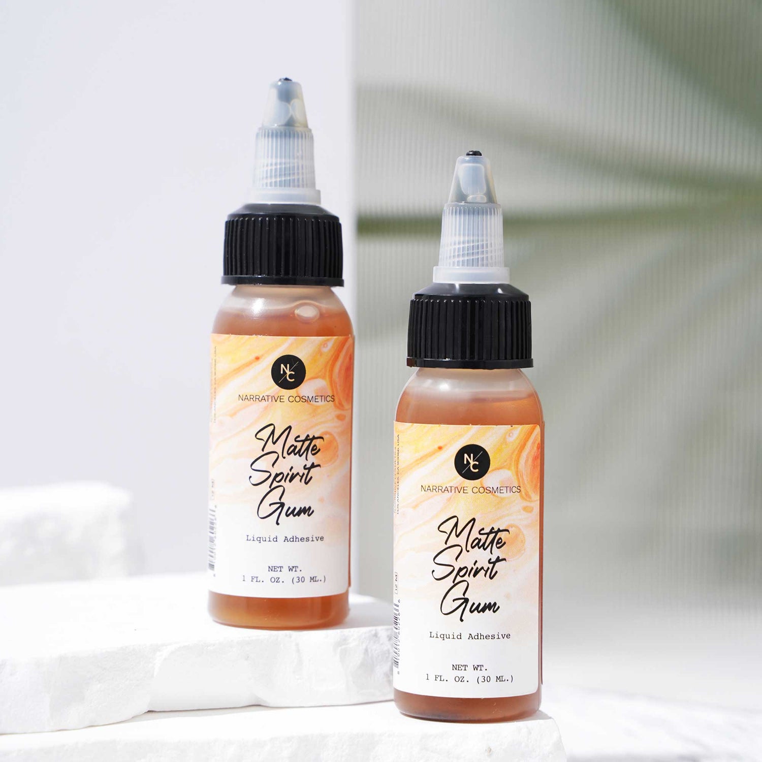 Professional-Grade Matte Spirit Gum Adhesive - 1 Fl. Oz.
