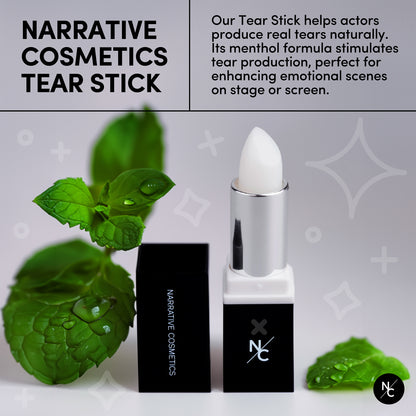Tear Stick Menthol-Infused Wax for Natural Tears on Cue