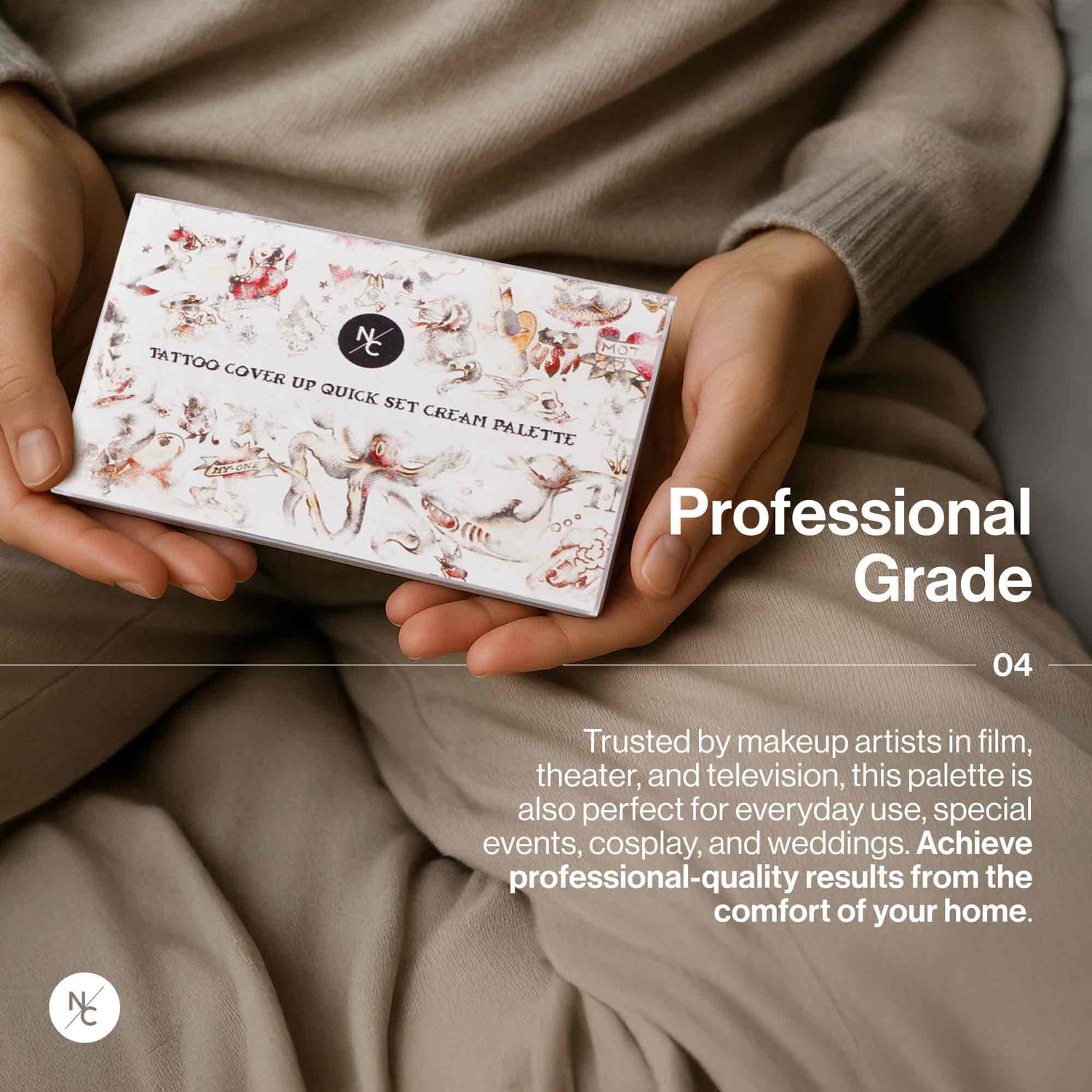 Quick-Set Tattoo Cover-Up Cream Palette