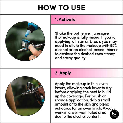 UV Fluorescent Alcohol Airbrush Paints - 2 fl oz