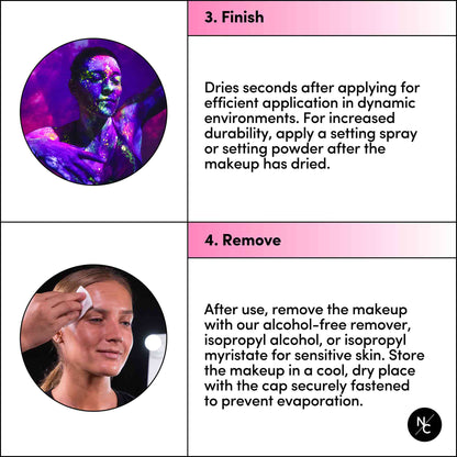 UV Fluorescent Alcohol Airbrush Paints - 2 fl oz