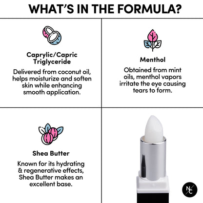 Tear Stick Menthol-Infused Wax for Natural Tears on Cue