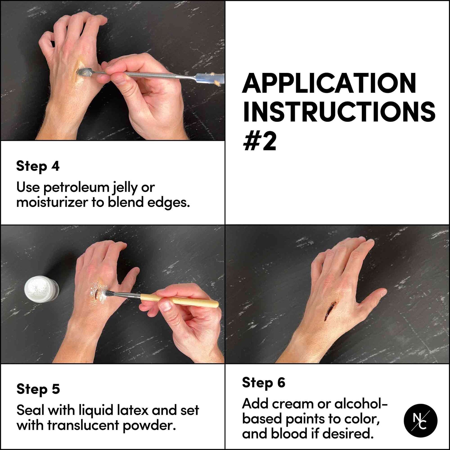 Scar Wax with Double-Ended Spatula, Moldable Wax for Realistic Cuts and Injuries