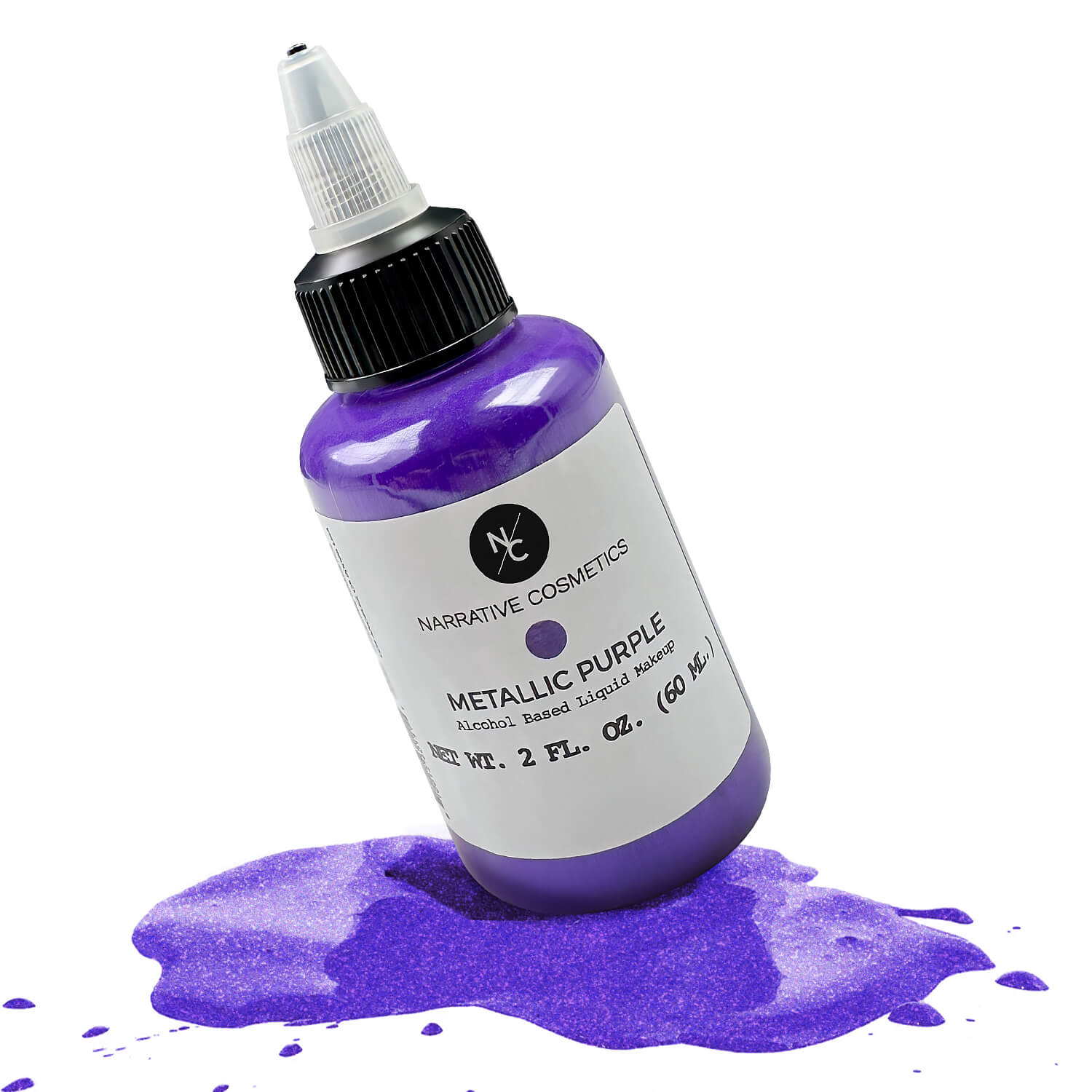 Metallic Alcohol Airbrush Paints — 2 fl oz / 60 ml