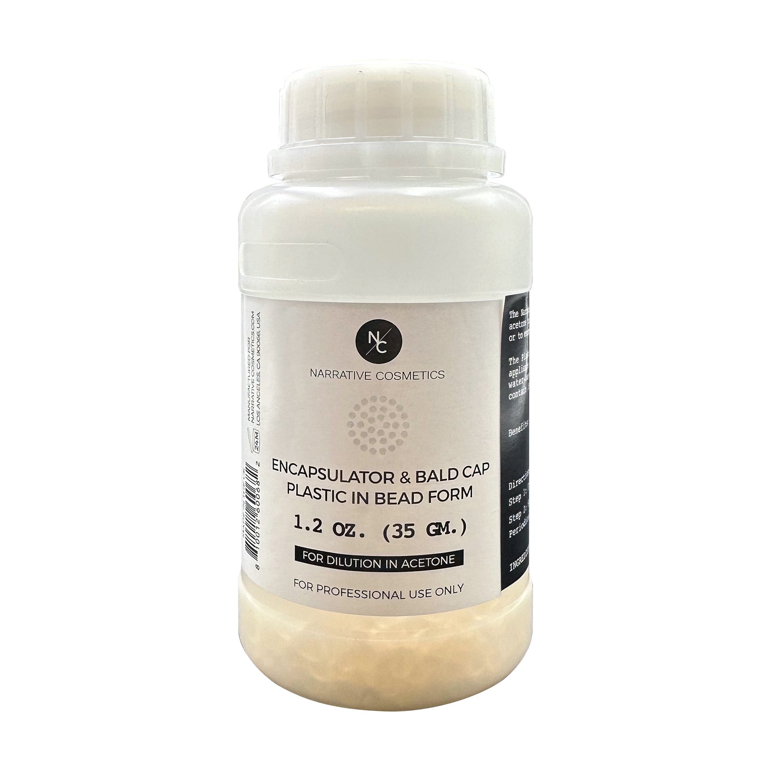 Encapsulator Beads for Prosthetics and Bald Cap Creation - For Dilution in Acetone