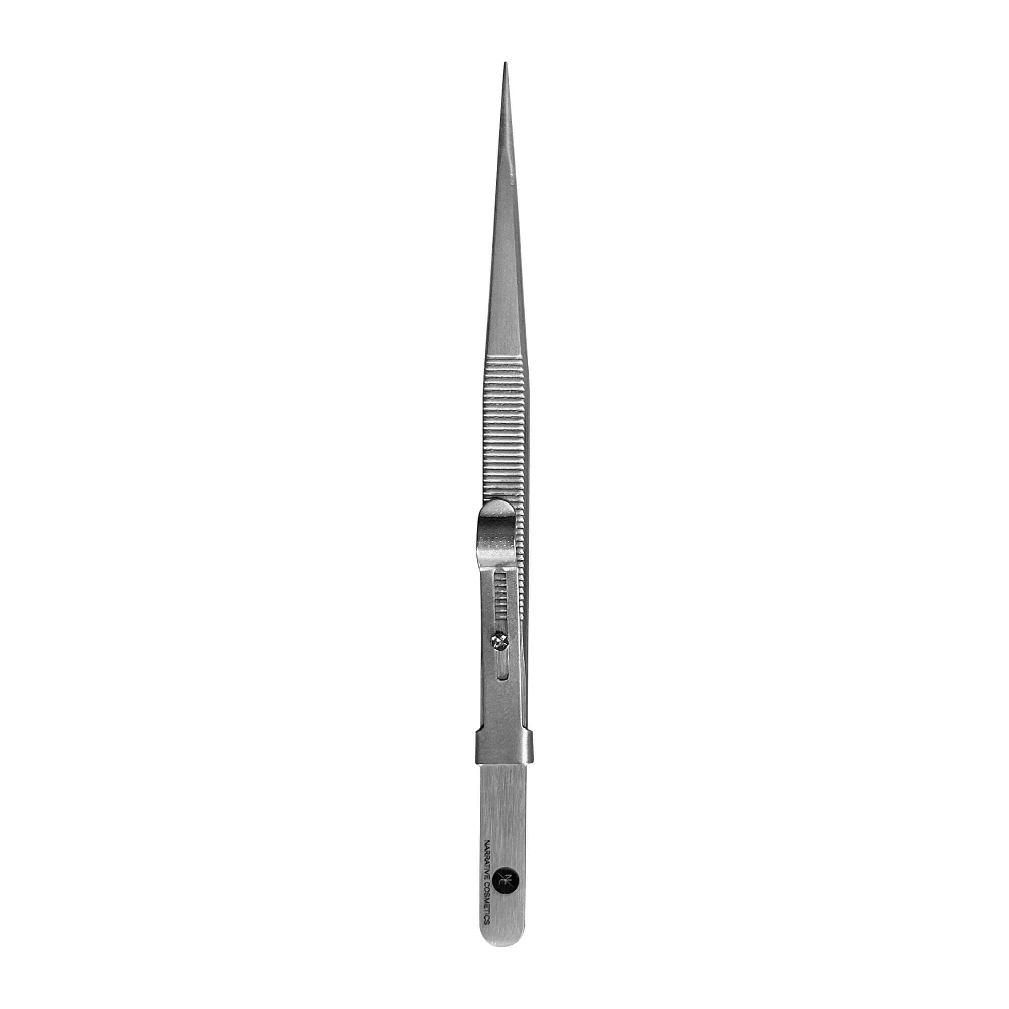 Stainless Steel Tweezers with Sliding Lock