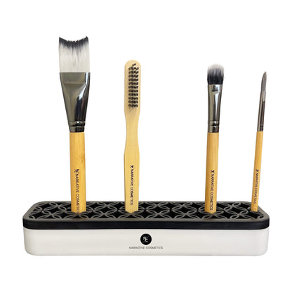 Upright Silicone Brush Holder