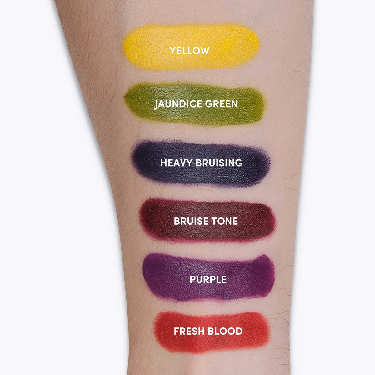 6 Color Bruise Wheel Professional SFX Cream Makeup – Narrative Cosmetics