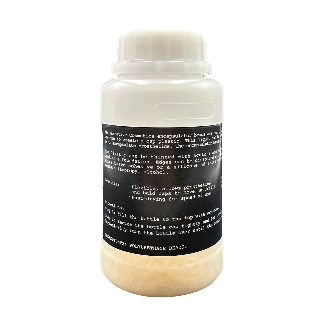 Encapsulator Beads for Prosthetics and Bald Cap Creation - For Dilution in Acetone