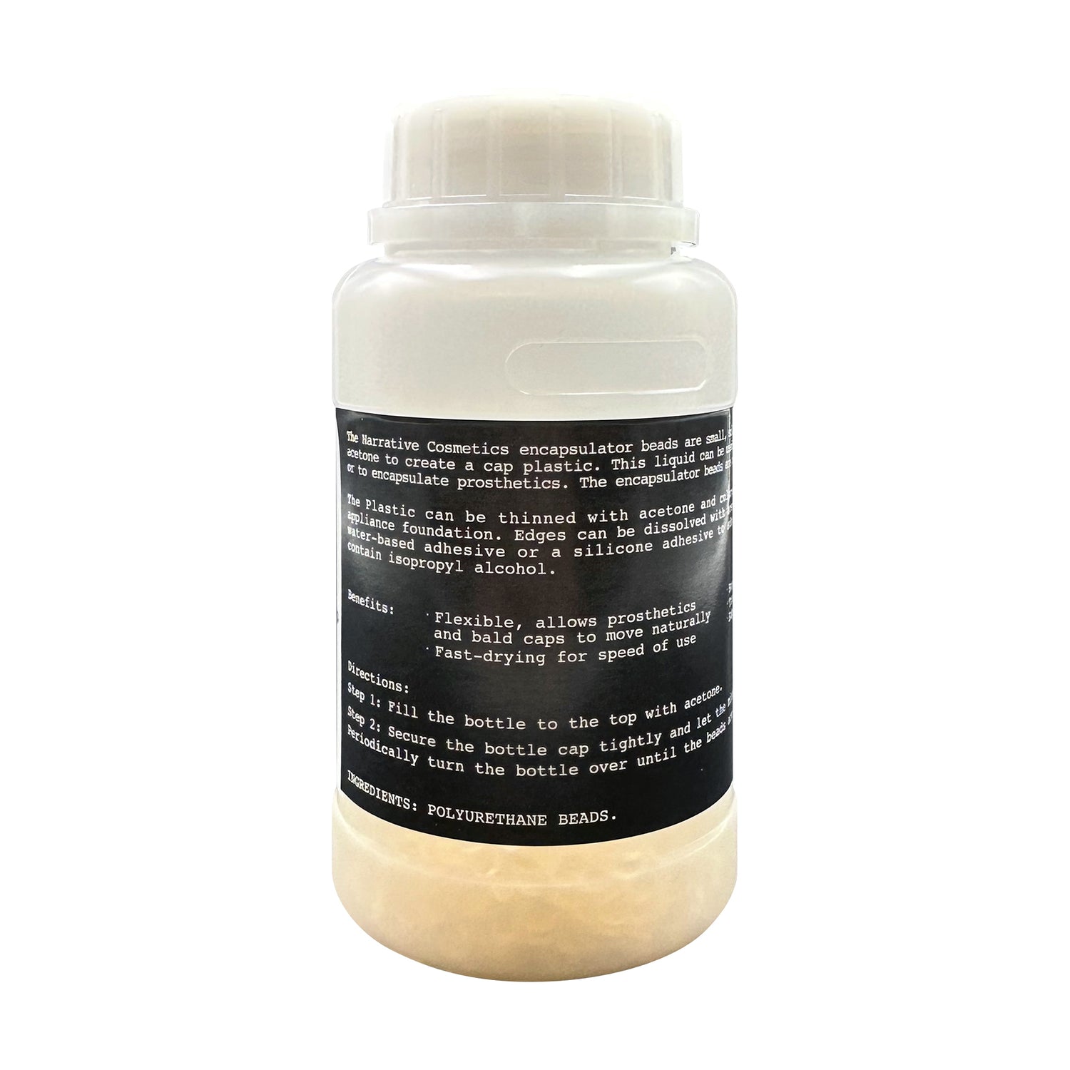 Encapsulator Beads for Prosthetics and Bald Cap Creation - For Dilution in Acetone