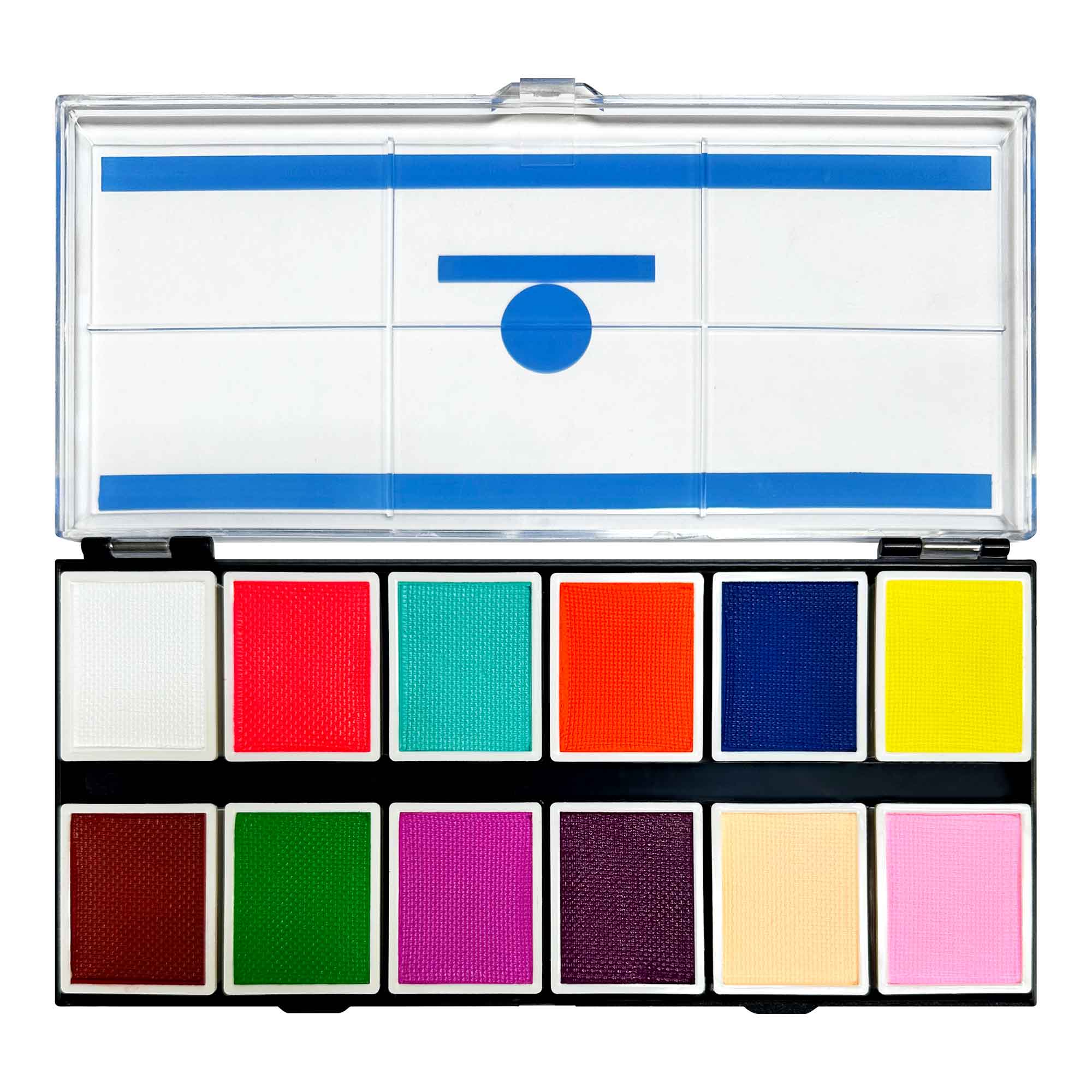 12 Color UV Water Activated Glow Palette