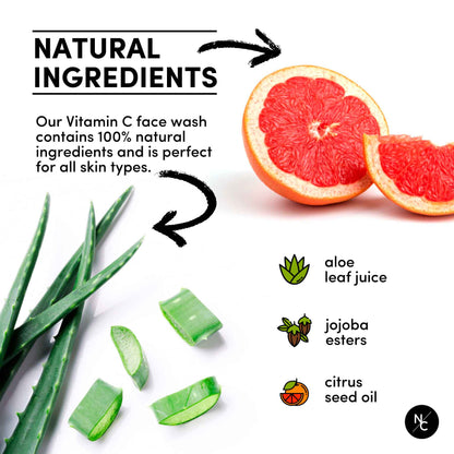 Vitamin C Face Wash Cleanser 6.7 Fl Oz (200ml)