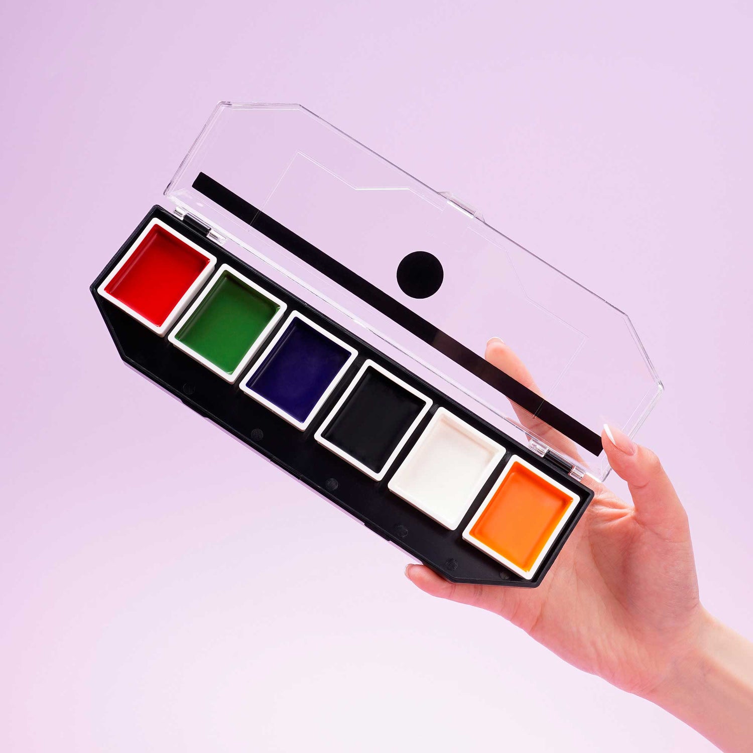 6 Color On Camera Primary Alcohol Activated Makeup Palette