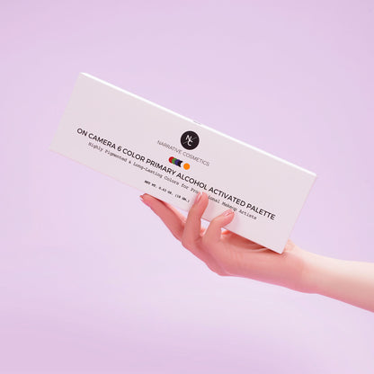 6 Color On Camera Primary Alcohol Activated Makeup Palette