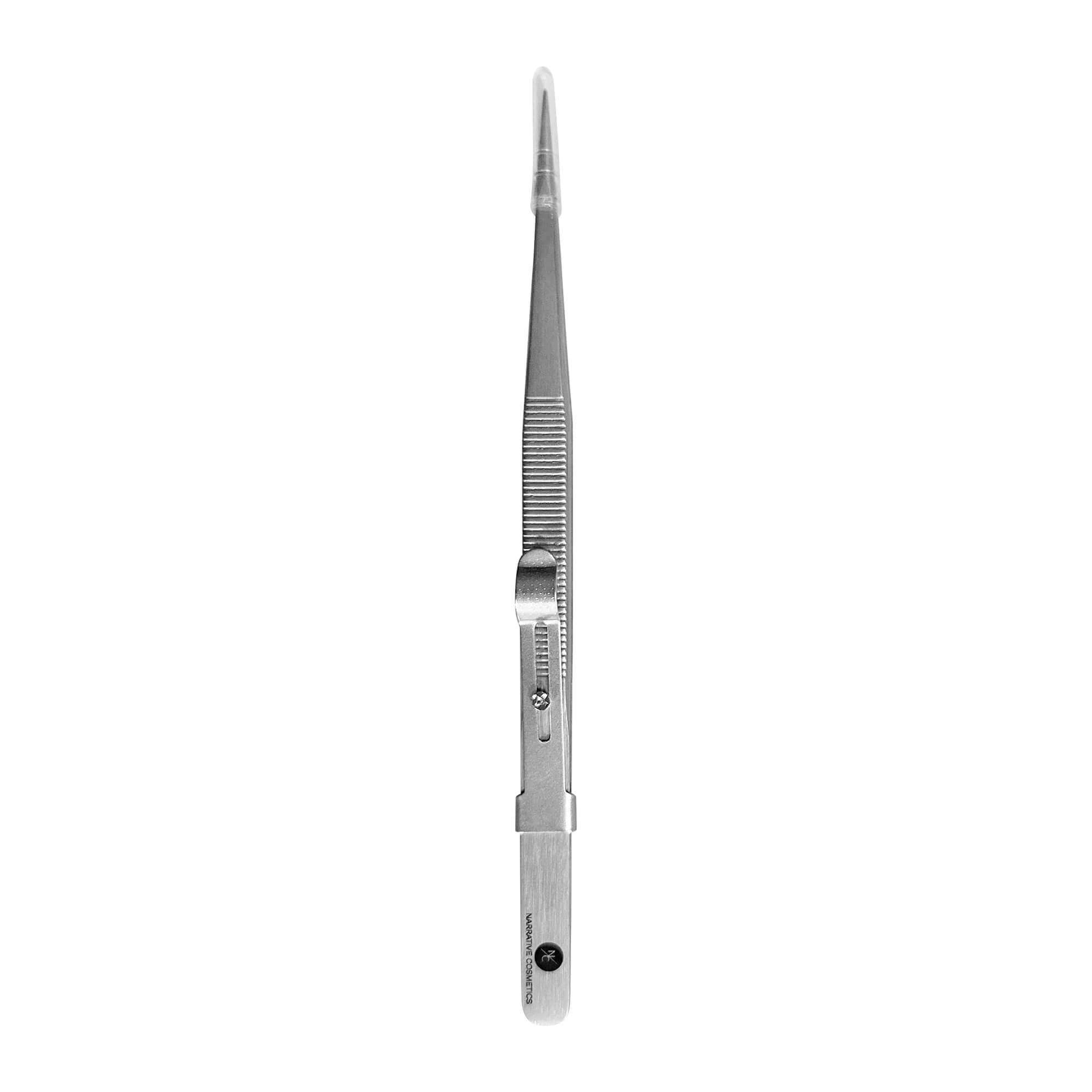 Stainless Steel Tweezers with Sliding Lock