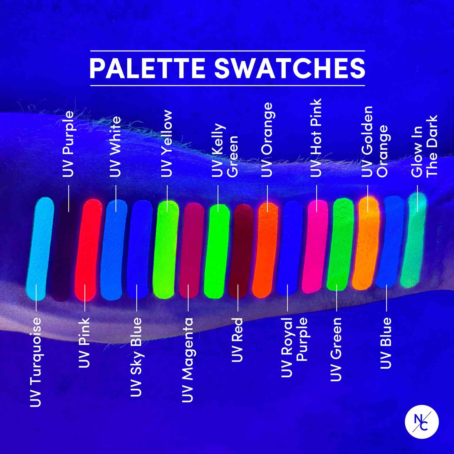 UV Fluorescent Alcohol Airbrush Paints - 2 fl oz