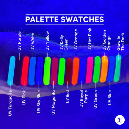 UV Fluorescent Alcohol Airbrush Paints - 2 fl oz