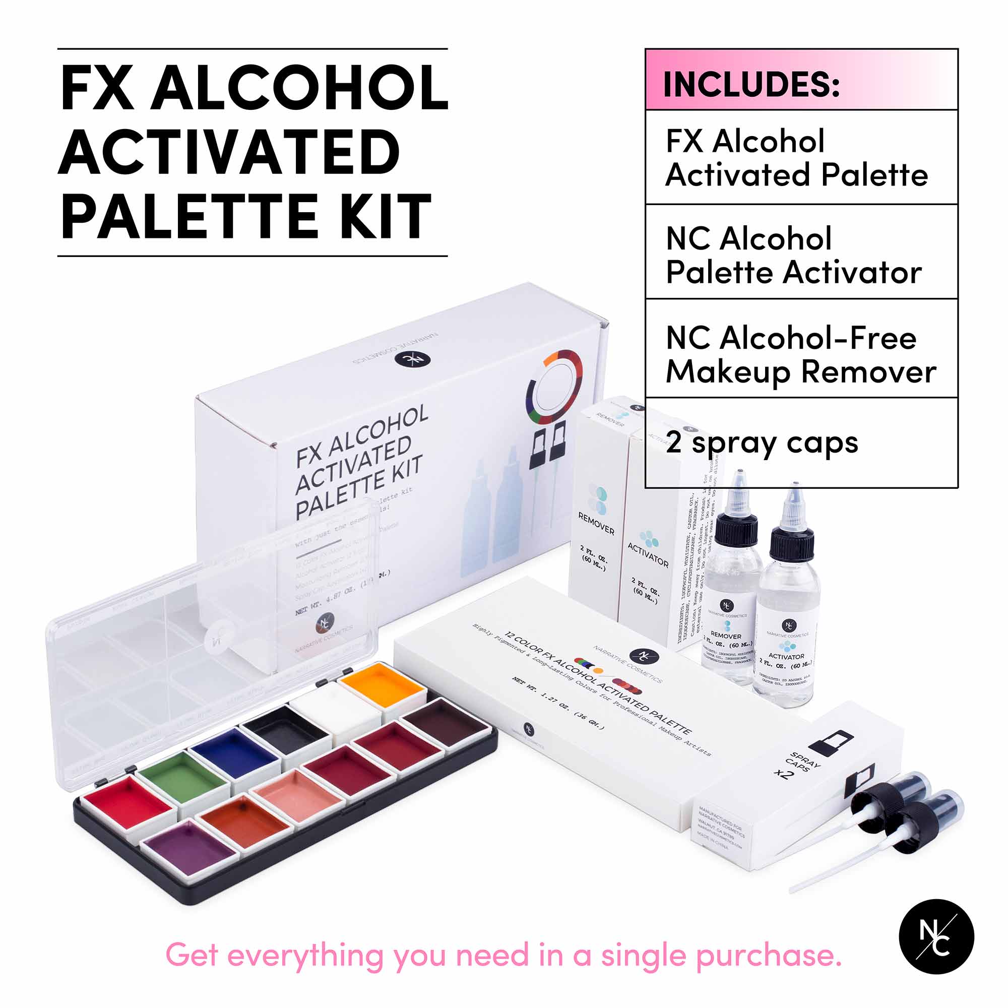 12 Color FX Alcohol Activated Palette