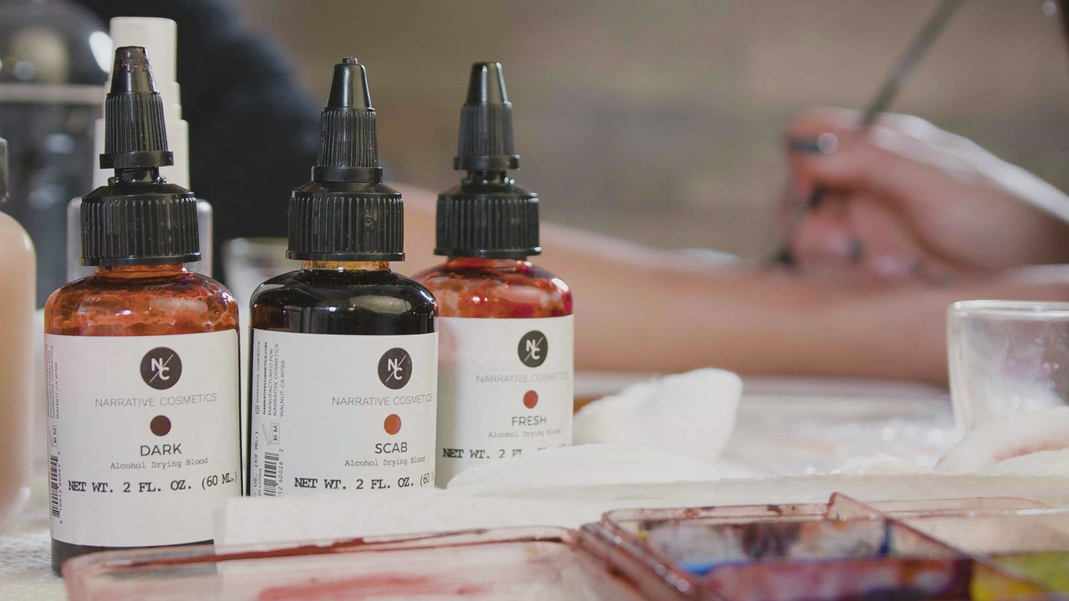 Alcohol Drying Blood - Ultra-Realistic Liquid Bloods that Dry to the Touch