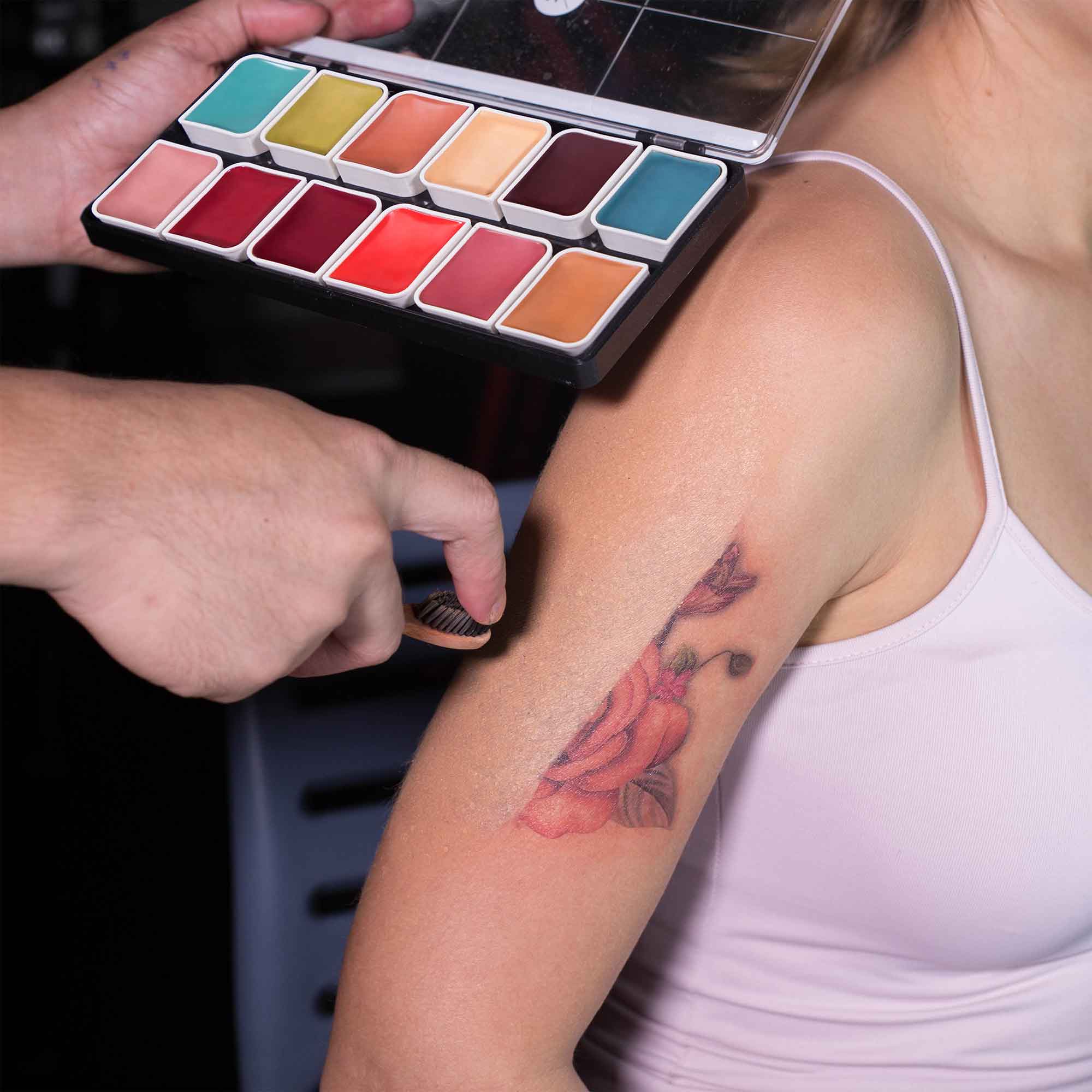 12 Color Complexion Alcohol Activated Palette