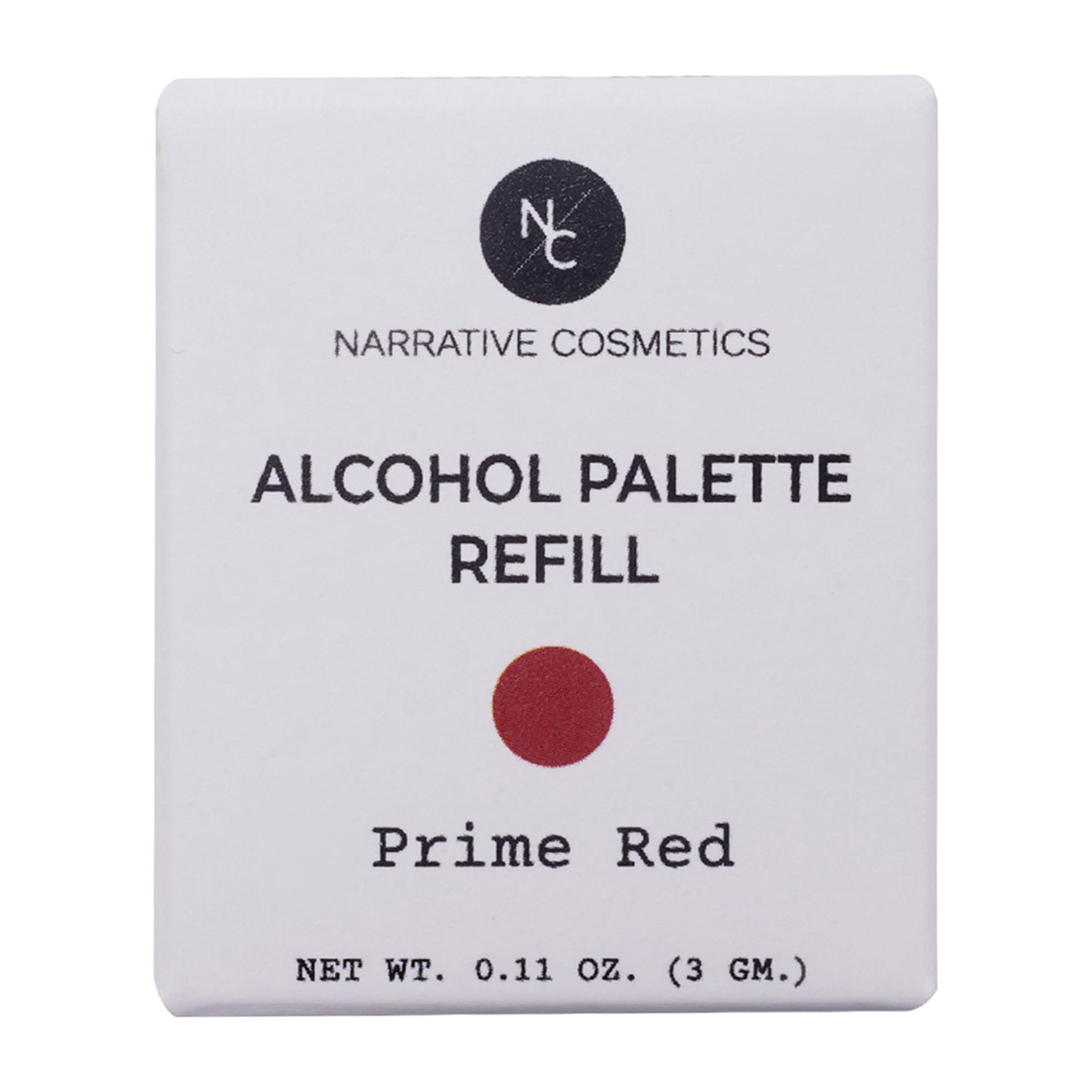 Prime Red Alcohol Palette Refill Pan
