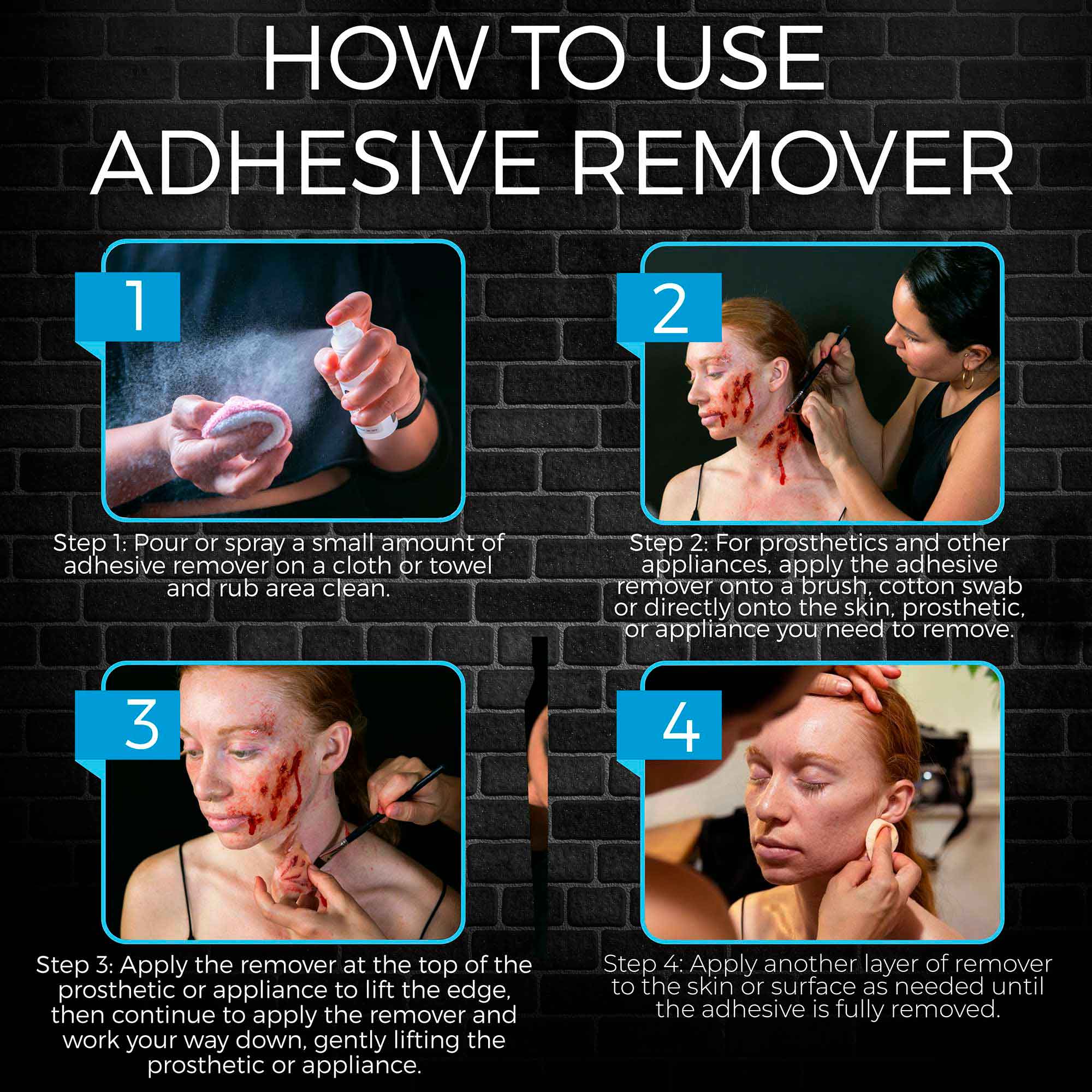 Body Makeup Adhesive Remover USA, Medical Manufacturer USA