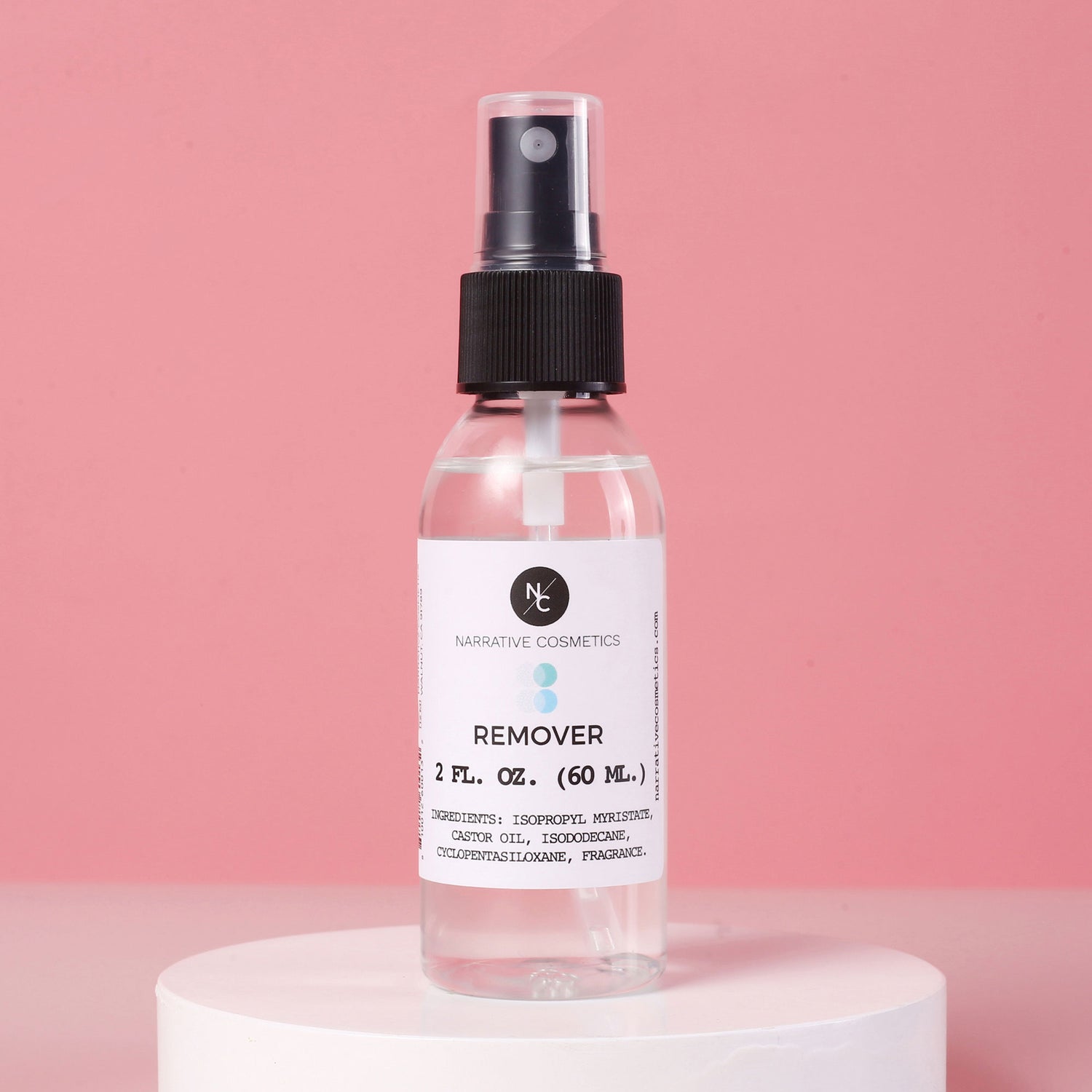 Alcohol Free Makeup Remover for Alcohol Activated Makeup - 2 Fl Oz (60 ml)