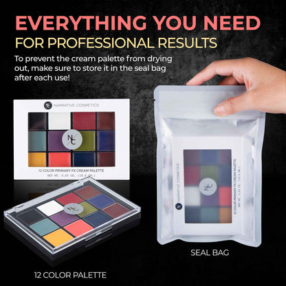 Quick Drying Primary FX Cream Makeup Palette