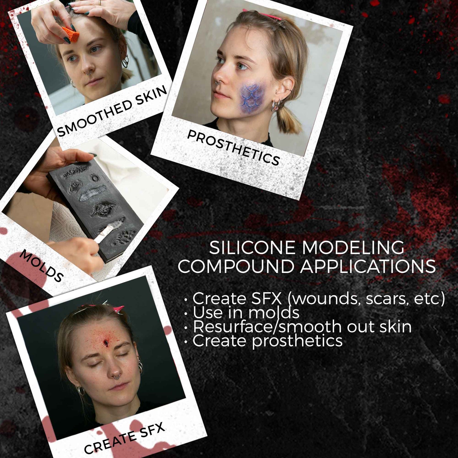 Silicone Modeling Compound for Wound, Scar, and Prosthetic SFX