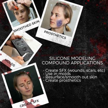 Silicone Modeling Compound for Wound, Scar, and Prosthetic SFX