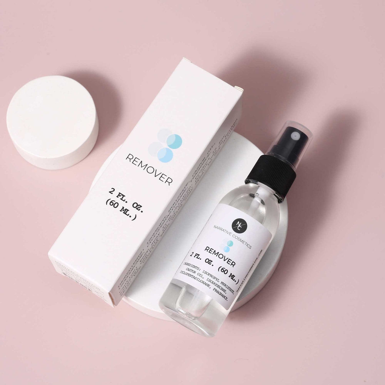 Alcohol Free Makeup Remover for Alcohol Activated Makeup - 2 Fl Oz (60 ml)