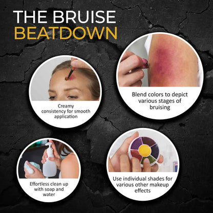 6 Color Bruise Wheel Professional SFX Cream Makeup