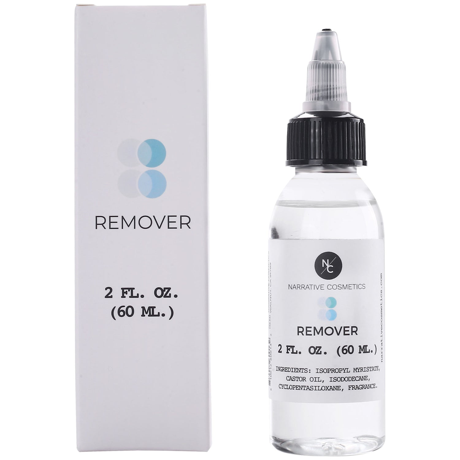 Alcohol Free Makeup Remover for Alcohol Activated Makeup - 2 Fl Oz (60 ml)